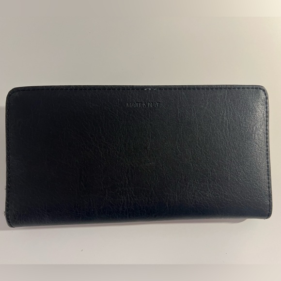 Matt & Nat Webber Large Wallet in Black - Picture 1 of 4